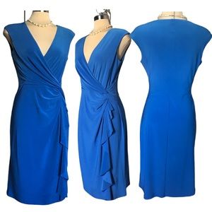 RALPH LAUREN Luxury Royal Blue  Dress Size 6